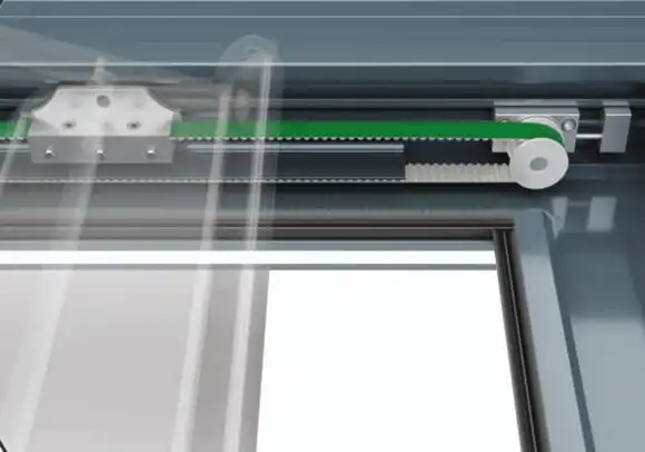 Механизм плавной сборки ламелей